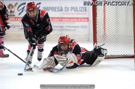 2010-11-28 Como 1914 Hockey Milano Rossoblu U10-Diavoli